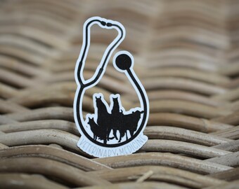 Veterinary Medicine Stethoscope Sticker