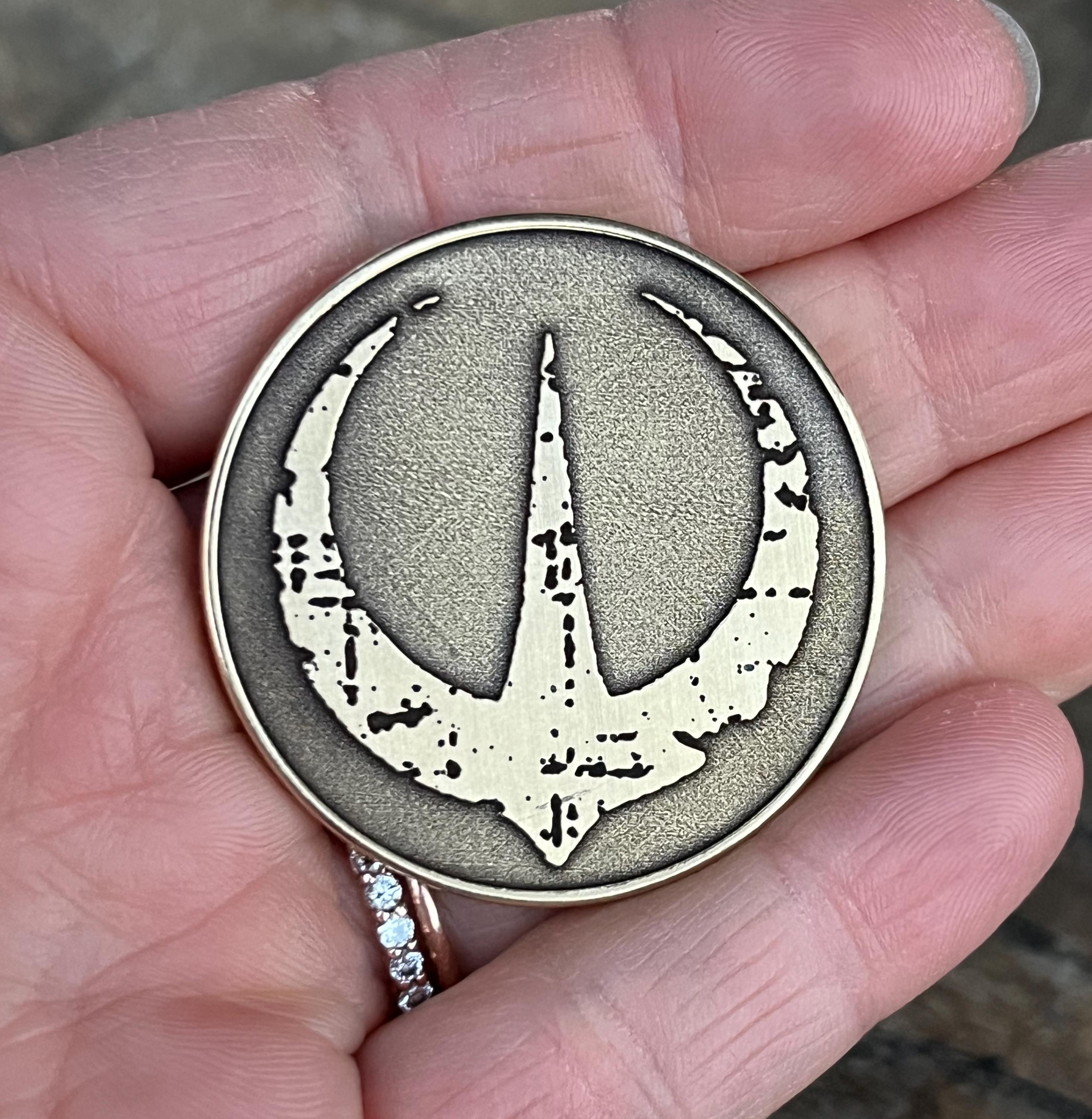 Star Wars Andor Challenge Coin Engraved Brass Challenge Coin Star Wars gift Casein Andor Imperial Security Coin