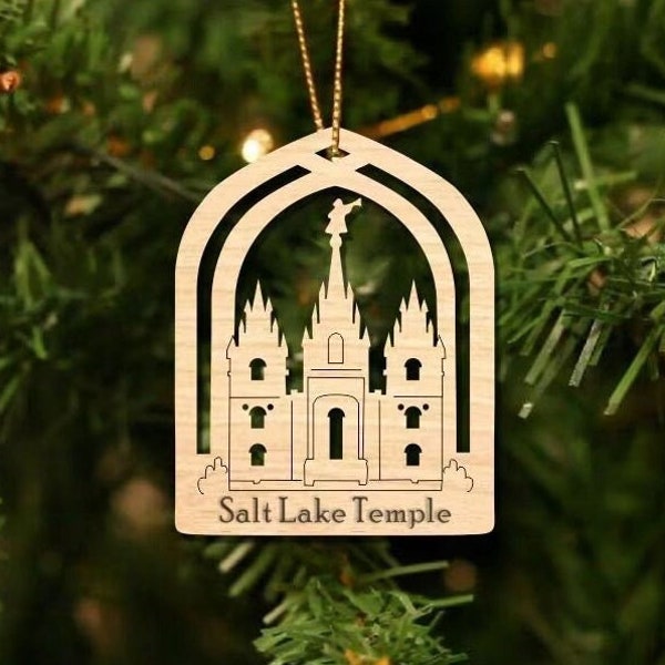 Custom LDS Temple Christmas Ornament, Latter Day Saint Temples, Latter Day Saints, Temples, LDS Christmas Decorations, LDS Ornament.