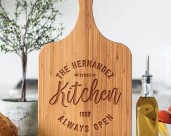 Tabla de cortar personalizada como regalo de boda - Regalo de aniversario de boda único para pareja - Regalo de boda para suegra, padres - Regalo de Navidad