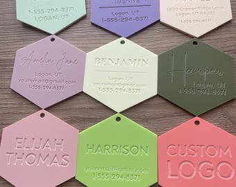 Personalized Luggage Tags, Bag Tags, Personalized ID Tags, Name Tags For Backpacks, Custom Luggage Tag, Travel Accessories, Backpack Tags