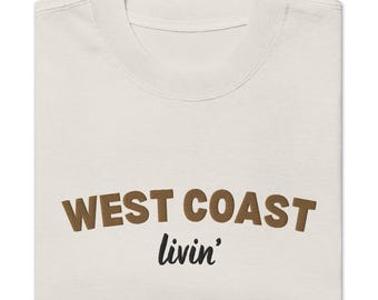 Camiseta extragrande bordada West Coast Livin'
