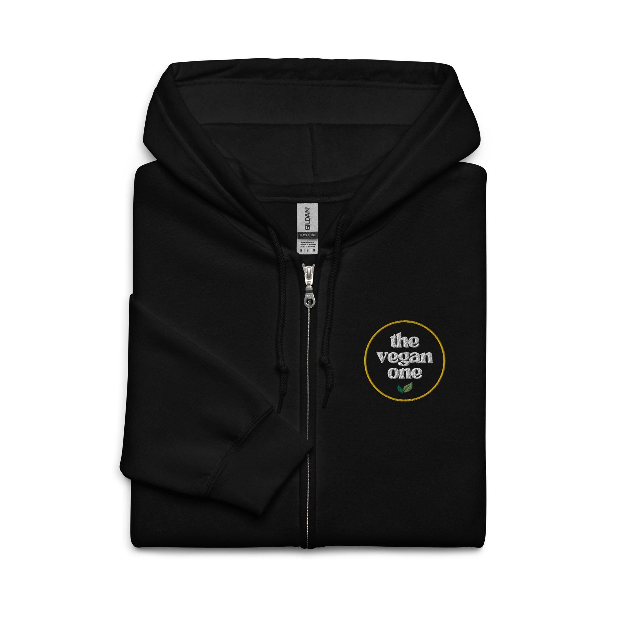 Vegan Hoodie Zip - Etsy