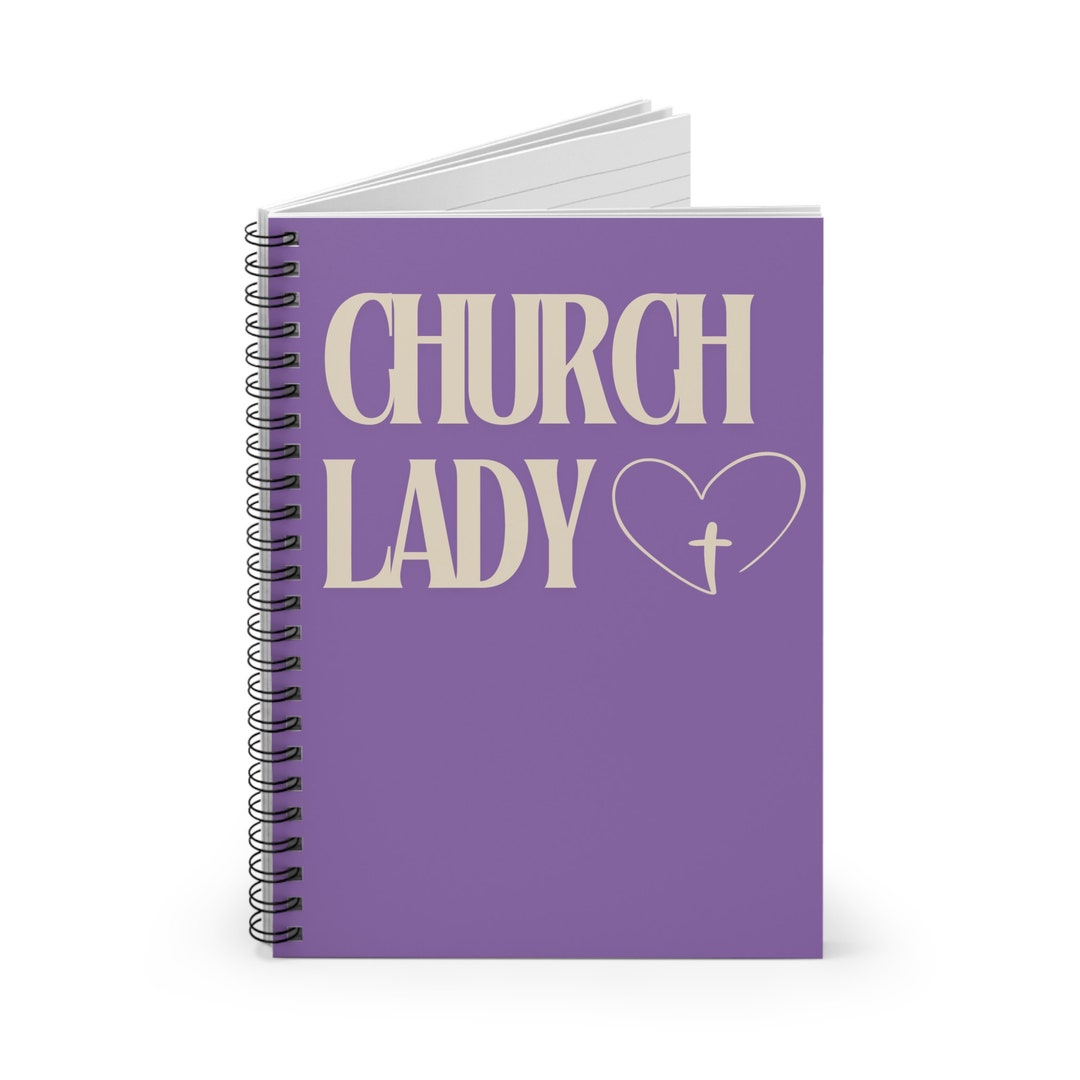 Church Lady Notebook for Bible Study, Ministry, Sermon Notes, Gifts for ...