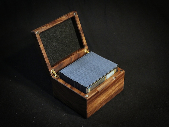 Personalized Hardwood Commander Deck Box