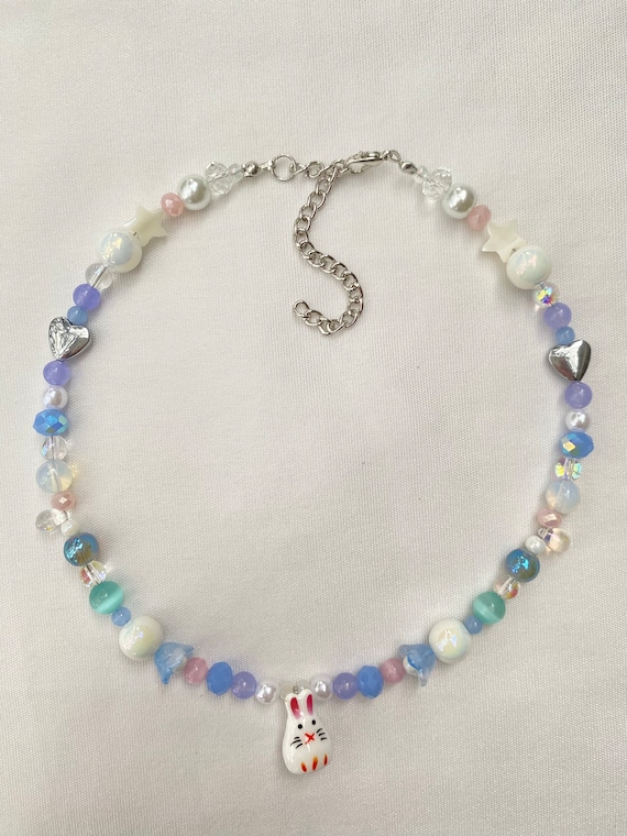 NEWJEANS BUNNIES CLUB NECKLACE (SILVER) - A-KPOP