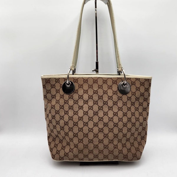 Authentic Gucci GG Dionysus Monogram Beige Tote