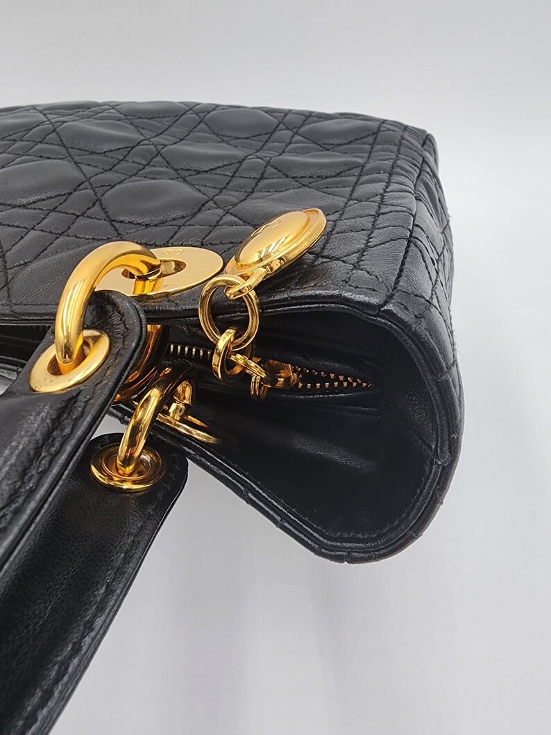 Authentic Dior Lady Dior Leather Bag Etsy Australia