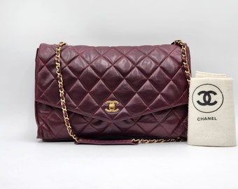 Authentic Chanel Timeless Classic Envelope Maxi XL Jumbo Crossbody Shoulder Bag
