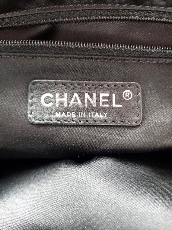 Authentic Chanel Iridescent Metallic Silver Pytho… - image 6