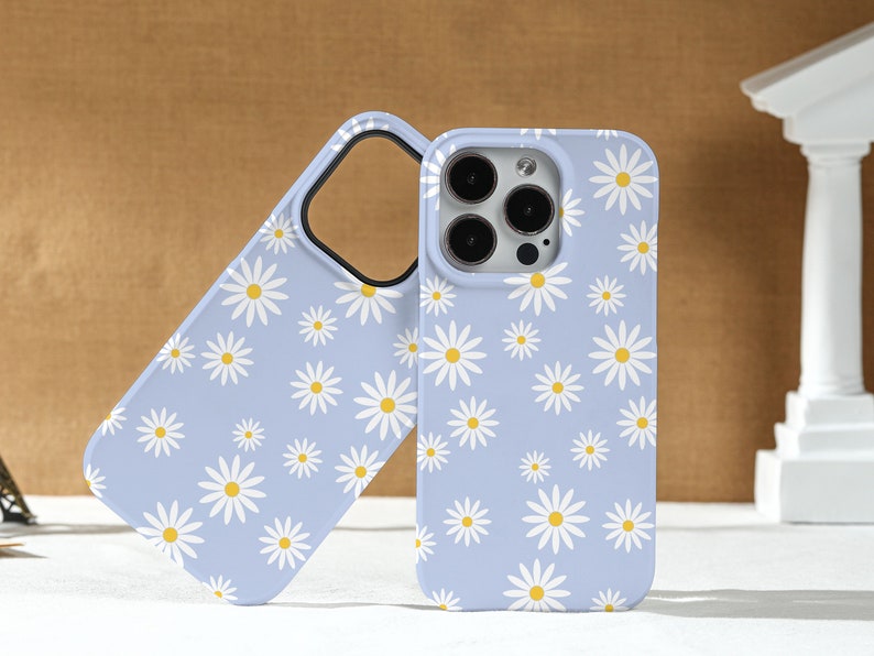 Spring Fresh Daisy iPhone Case Silicone Case Hard Shell Case, For iPhone 15 13 13 Pro Max 12 Pro Max 11 XR Xs X Phone Case Bild 2