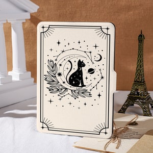 Mystic Cat Tarot Kindle Case 2022, All New Kindle Case with Auto Wake/Sleep Paperwhite Cover, Paperwhite 2021 Case, Kindle Gen 10 Case