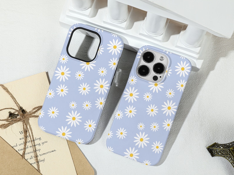 Spring Fresh Daisy iPhone Case Silicone Case Hard Shell Case, For iPhone 15 13 13 Pro Max 12 Pro Max 11 XR Xs X Phone Case Bild 5