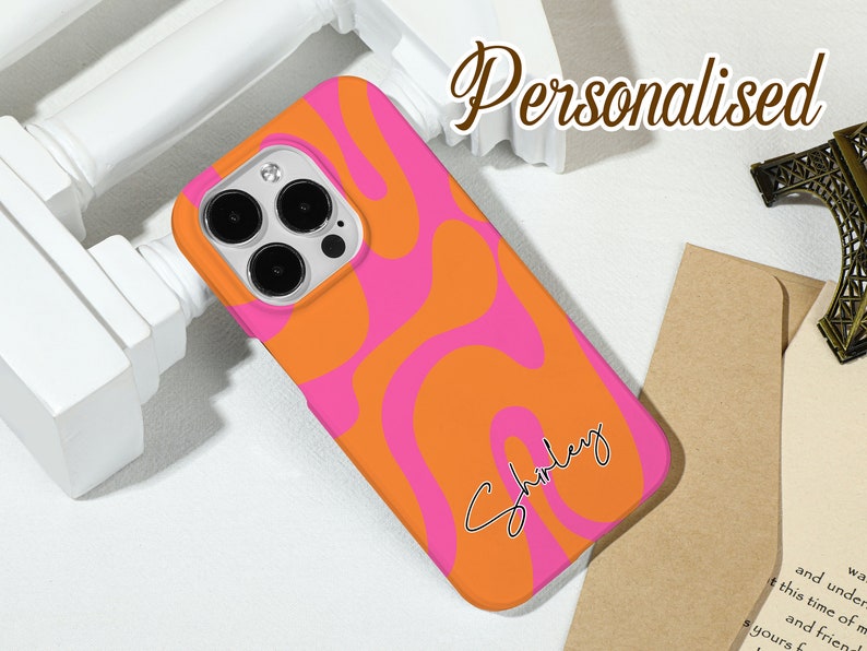 Pink Camo World iPhone Case Silicone Case Hard Shell Case, For iPhone 15 13 13 Pro Max 12 Pro Max 11 XR Xs X Phone Case Bild 3