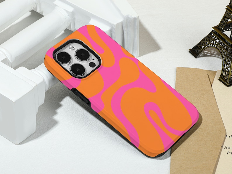 Pink Camo World iPhone Case Silicone Case Hard Shell Case, For iPhone 15 13 13 Pro Max 12 Pro Max 11 XR Xs X Phone Case Bild 7