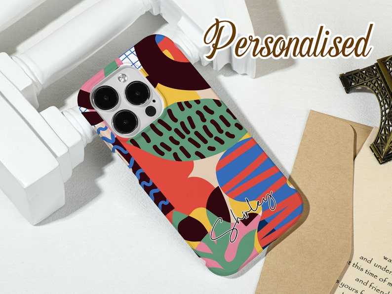 Colourful Drawings iPhone Case Silicone Case Hard Shell Case, For iPhone 15 13 13 Pro Max 12 Pro Max 11 XR Xs X Phone Case Bild 2