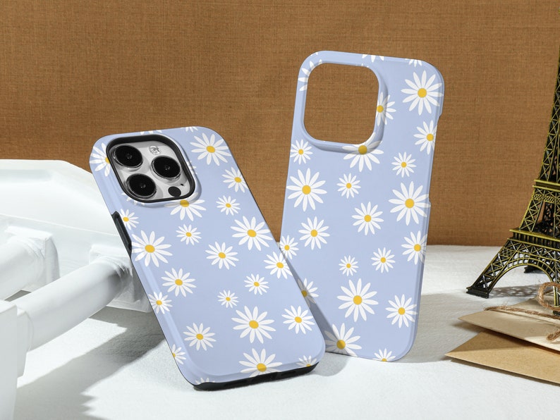Spring Fresh Daisy iPhone Case Silicone Case Hard Shell Case, For iPhone 15 13 13 Pro Max 12 Pro Max 11 XR Xs X Phone Case Bild 6