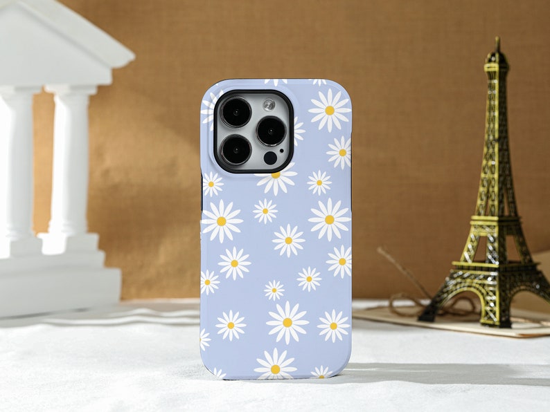 Spring Fresh Daisy iPhone Case Silicone Case Hard Shell Case, For iPhone 15 13 13 Pro Max 12 Pro Max 11 XR Xs X Phone Case Bild 1