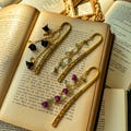 Flower bookmark Multiple colors available charm Metal bookmark Page marker bookmark charm Fairycore Floral Bookish gifts Book accessories product logo