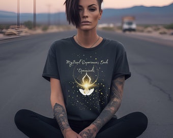 Mystical Experiences Seek Open Minds Mystical Shirt Meditation shirt yoga Tshirt Meditation Gift Spiritual Shirt Witchy shirt spiritual gift