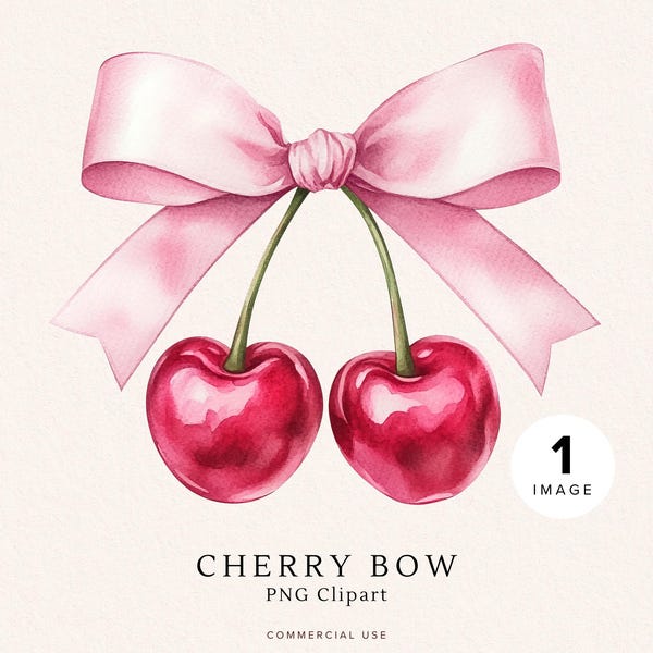 Cherries and Bows - Etsy UK