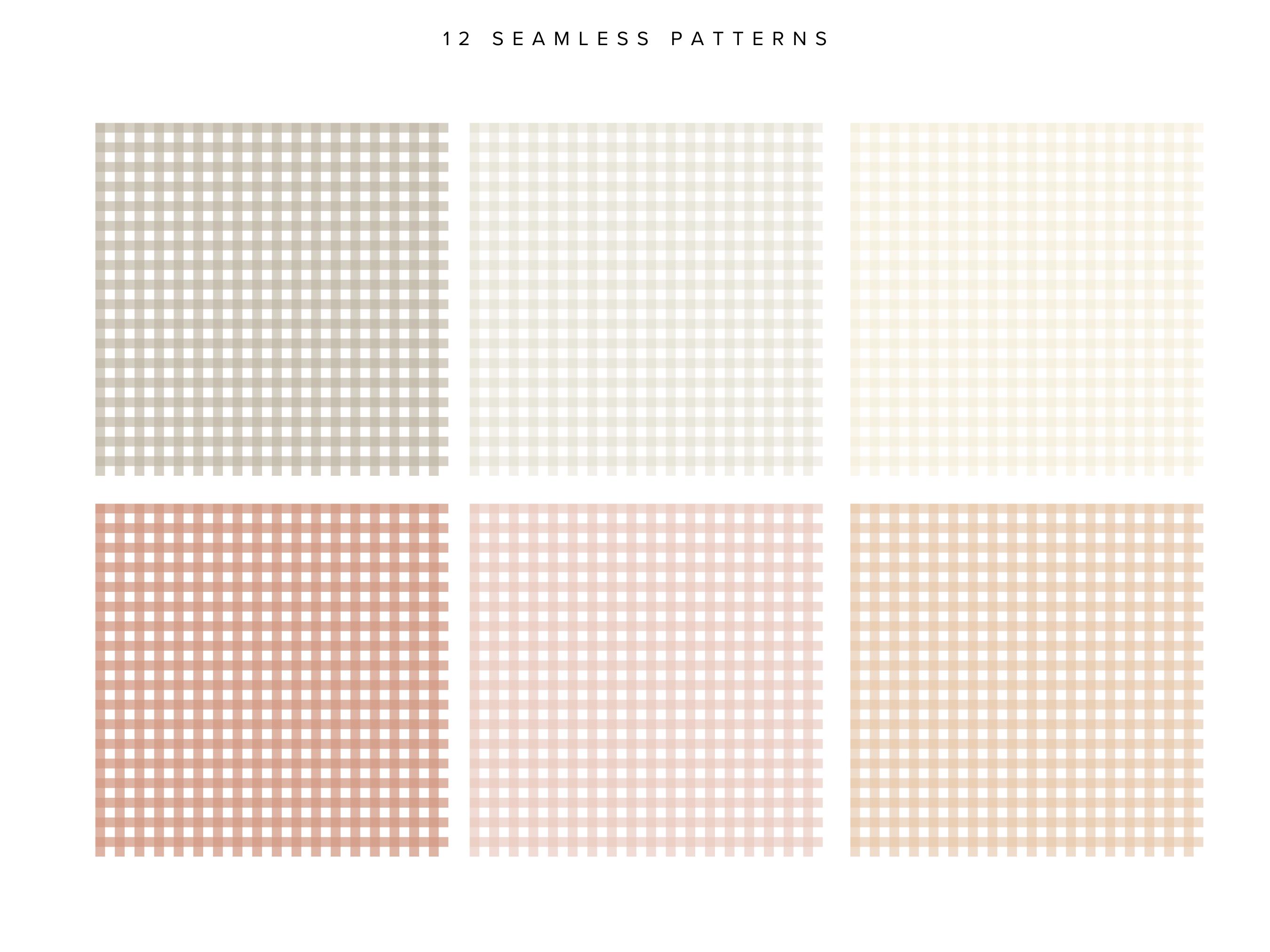 Gingham Seamless Pattern | Digital Paper for Scrapbooking | Printable ...