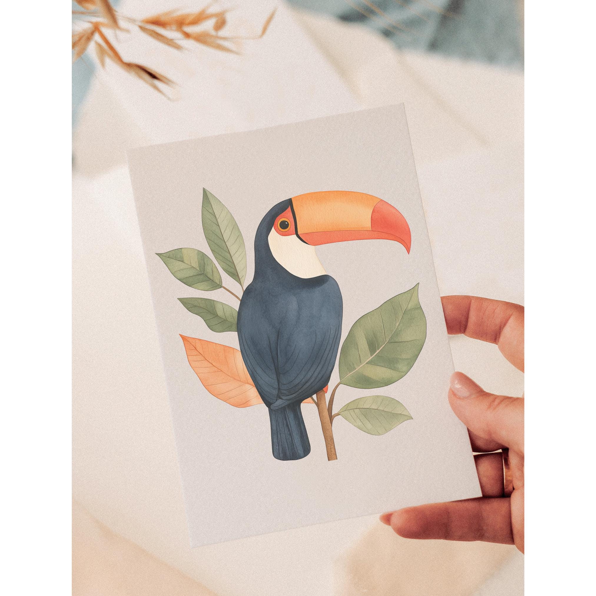 Cute Toucan Clipart | Tropical Birds PNG | Colorful Toucan Graphics ...