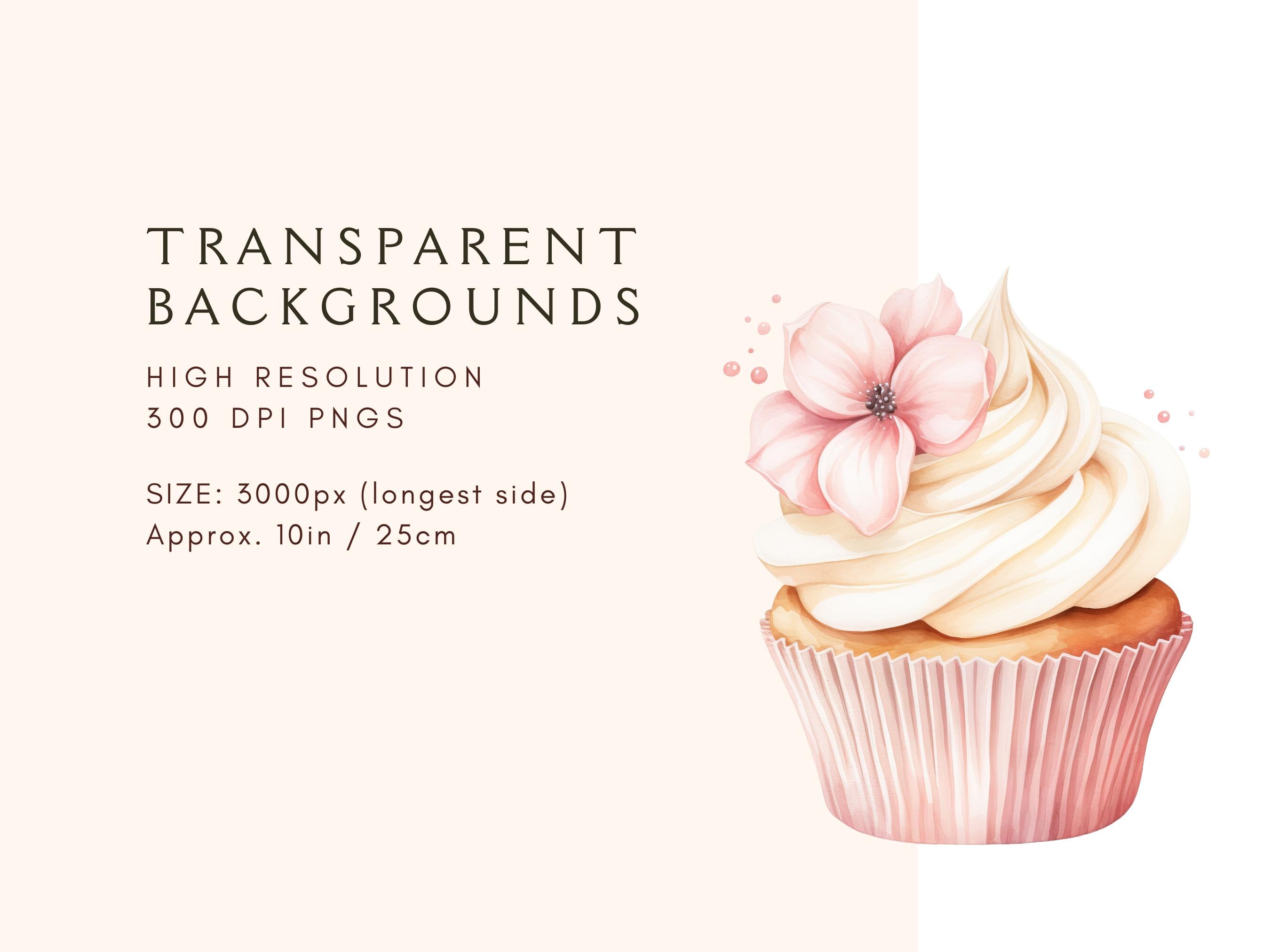 Cupcakes Clipart Set | Instant Download | Stickers | Digital Download ...