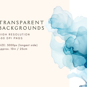 May include: Abstract blue watercolor background with a transparent, flowing design. High resolution 300 DPI PNGs, size 3000 pixels (longest side), approximately 10 inches by 25 centimeters.