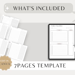 Printable Daily, Weekly, Monthly Checklists | Task List | Priorities ...