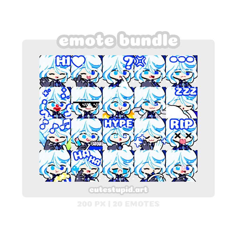 Furina Emotes GENSHIN IMPACT - Etsy Australia