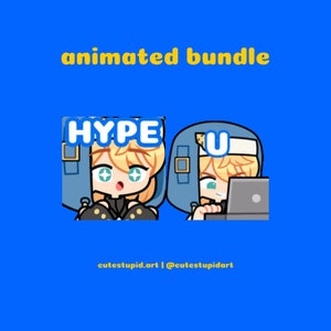 Animated Bridget Emotes | GG STRIVE for Twitch, Discord, Kick Streams