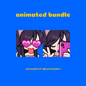 Emoticones animados de Ahri / LEAGUE OF LEGENDS para Twitch, Discord y Kick Streams