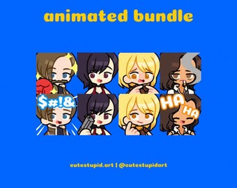 Resident Evil 4 Emote Bundle for Twitch, Discord, Kick Streams