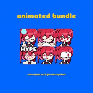 Animated Teto Kasane Emotes | VOCALOID for Twitch, Discord, Kick Streams