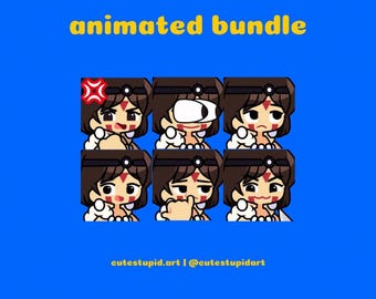 Emotes animados de San Valentín / MONONOKE para Twitch, Discord y Kick Streams