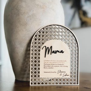 Plaque Fête des Mères | Meilleure carte de plaque de maman | Premier signe de la fête des mères | Cadeau d'anniversaire pour maman