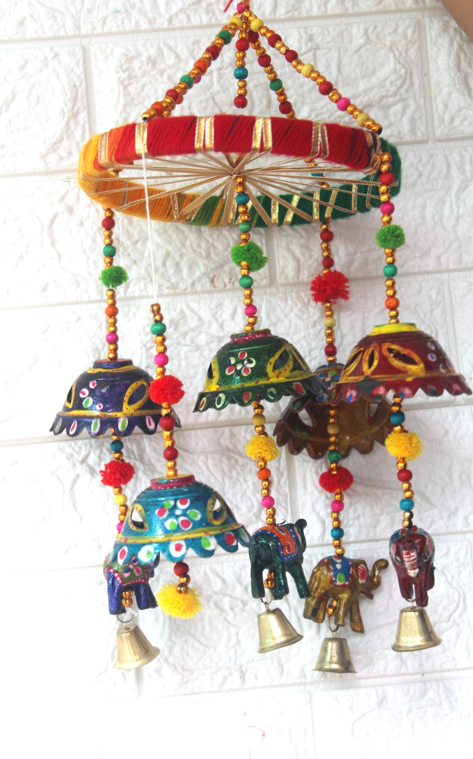 Beautiful Artisanal Wall Hanging for Traditional Home Decor. Wall