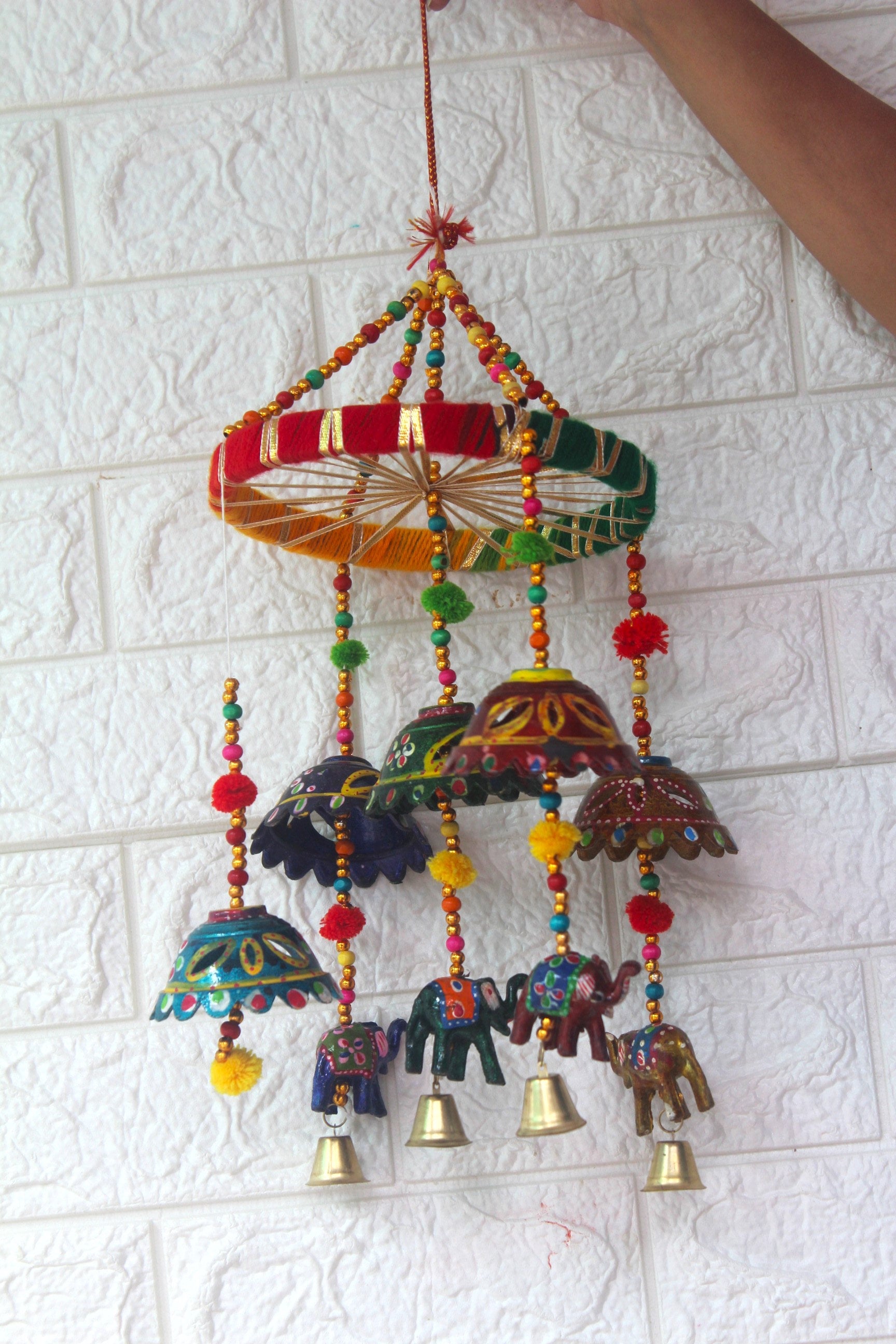 Beautiful Artisanal Wall Hanging for Traditional Home Decor. Wall