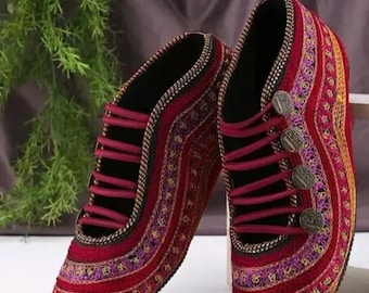 Rajasthani juta Rajsthani fußabnutzung indische handgemachte Stickerei Schuhe multicolour