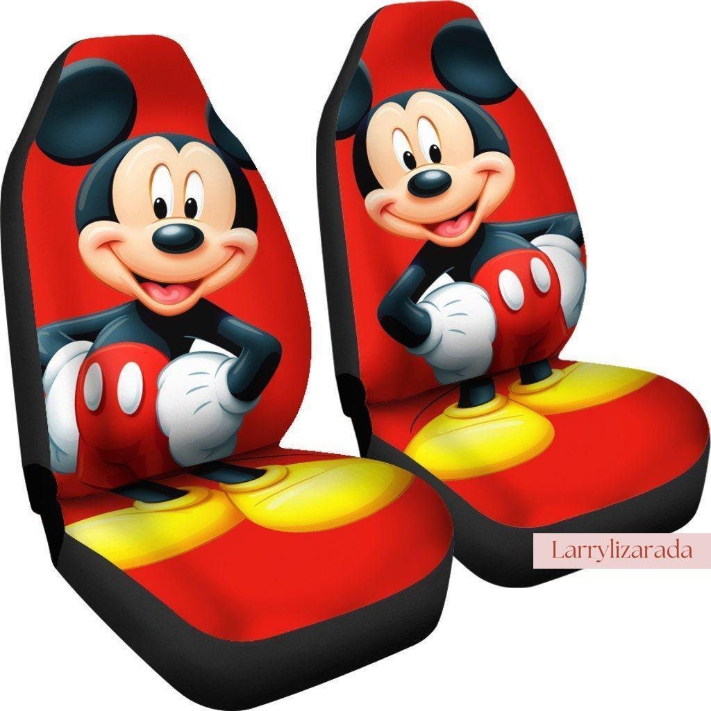 Discover Mickey Car Seat Covers, Cartoon Mickey Seat Covers, Disney MicKey Auto Seat Covers, Halloween Disney Cartoon Car Seat Protector