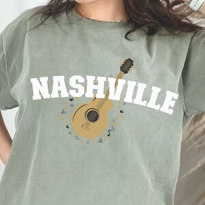 Nashville Comfort Colors T-shirt, Nashville Girls Trip Shirt, Tennessee Hometown Tshirt, NASH Gifts, Nashville Pride, Country Music Shirt