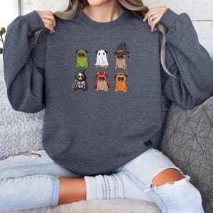 Halloween Dog Shirt, Halloween Pug Shirt, Ghost Dog Sweatshirt, Pug Shirt, Funny Dog Shirt, Dog Mom Shirt, Pug Lover Gift