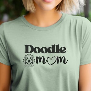 Labradoodle Mom Shirt, Doodle T-Shirt for Goldendoodle Owner, Gift T-shirt for Dog Lover, Plus Size Shirt for Dog Mom Birthday Gift