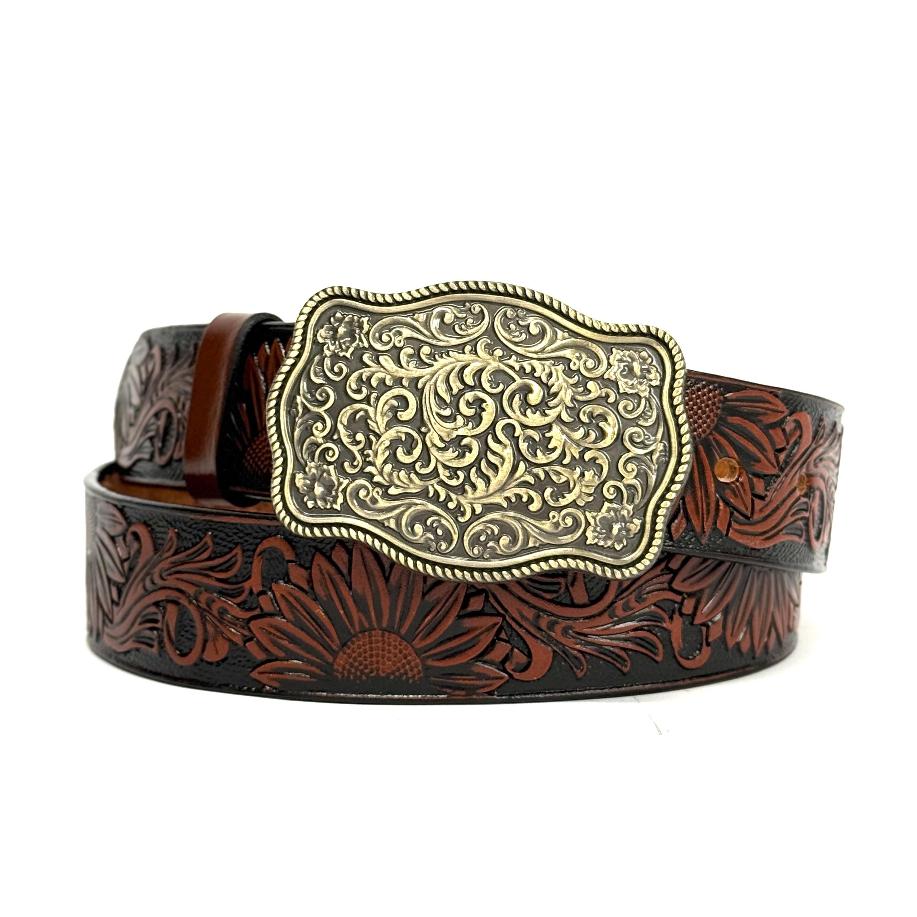 Western Floral Belt - Etsy