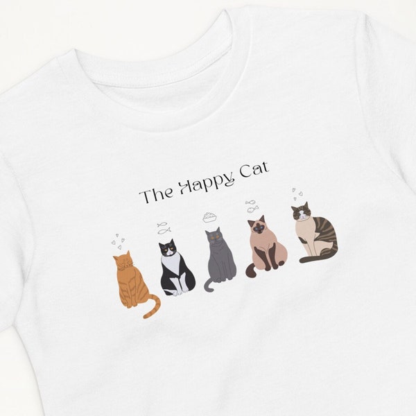 Toddler Cat Shirt Etsy