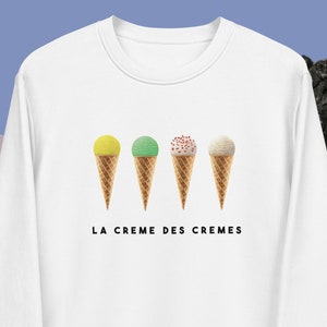 Opbeurend sweatshirt, slogan sweatshirt, leuk sweatshirt, eco sweatshirt, positief sweatshirt, sweatshirt cadeau, Tour de France, fietsen sweatshirt