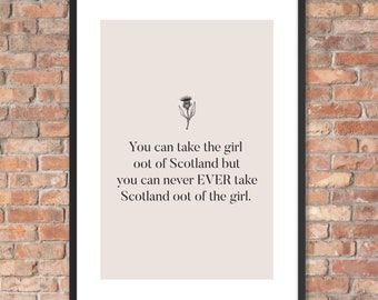 Scottish Poster,Scottish Digital Art,Wall Art,Digital Download,Digital Wall Print,Interior Design,Printable Wall Art,Scottish Card Design