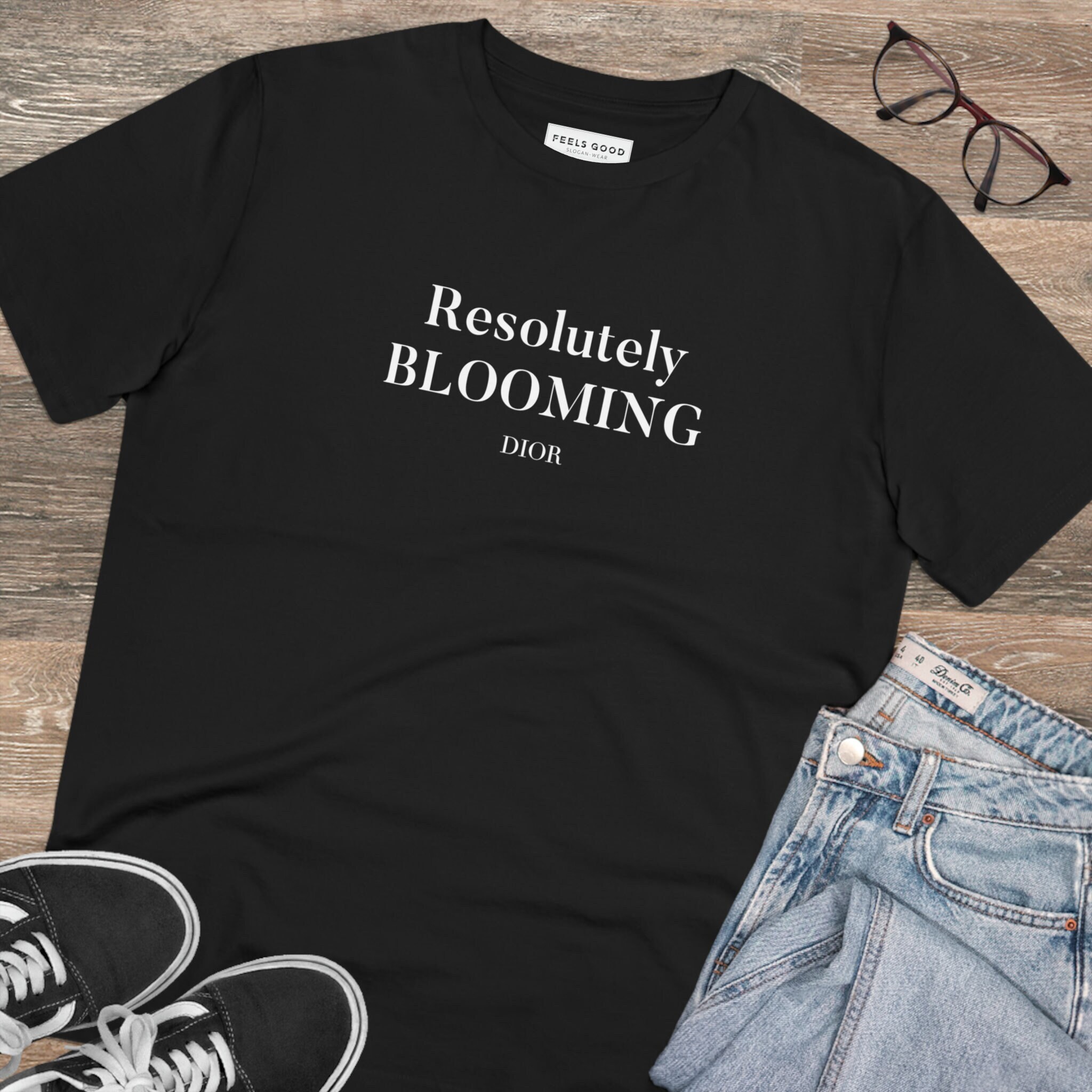 Dior slogan t shirt clearance