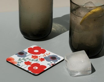 Bouquet #2 Cork Back Coaster